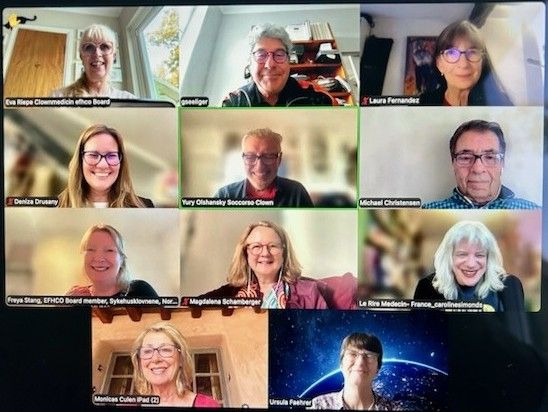 efhco Ambassadors meet online with the board